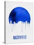 Nashville Skyline Blue-null-Stretched Canvas