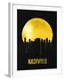 Nashville Skyline Yellow-null-Framed Art Print