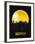 Nashville Skyline Yellow-null-Framed Art Print