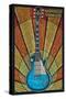 Nashville, Tennessee - Guitar Mosaic-Lantern Press-Stretched Canvas