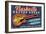 Nashville, Tennessee - Guitar Shack-Lantern Press-Framed Art Print