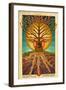 Nashville, Tennessee - Guitar Tree-Lantern Press-Framed Art Print