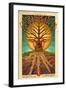 Nashville, Tennessee - Guitar Tree-Lantern Press-Framed Art Print