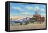 Nashville, Tennessee - Planes Landed on Berry Field-Lantern Press-Framed Stretched Canvas