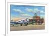 Nashville, Tennessee - Planes Landed on Berry Field-Lantern Press-Framed Premium Giclee Print