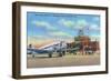 Nashville, Tennessee - Planes Landed on Berry Field-Lantern Press-Framed Art Print