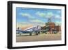 Nashville, Tennessee - Planes Landed on Berry Field-Lantern Press-Framed Art Print