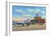 Nashville, Tennessee - Planes Landed on Berry Field-Lantern Press-Framed Art Print