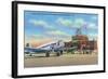 Nashville, Tennessee - Planes Landed on Berry Field-Lantern Press-Framed Art Print