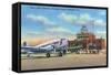 Nashville, Tennessee - Planes Landed on Berry Field-Lantern Press-Framed Stretched Canvas