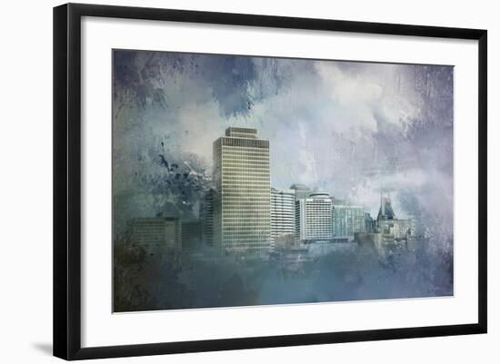 Nashville Tennessee Skyline-Jai Johnson-Framed Giclee Print