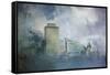 Nashville Tennessee Skyline-Jai Johnson-Framed Stretched Canvas