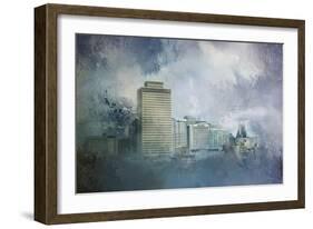 Nashville Tennessee Skyline-Jai Johnson-Framed Giclee Print