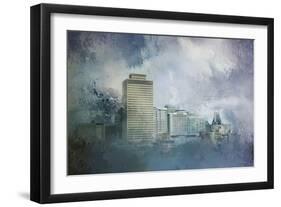 Nashville Tennessee Skyline-Jai Johnson-Framed Giclee Print