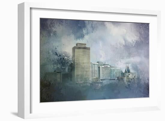 Nashville Tennessee Skyline-Jai Johnson-Framed Giclee Print