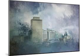 Nashville Tennessee Skyline-Jai Johnson-Mounted Giclee Print