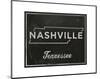 Nashville, Tennessee-John Golden-Mounted Art Print