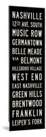 Nashville Transit Sign-Michael Jon Watt-Mounted Premium Giclee Print