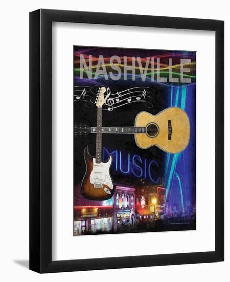 Nashville-Todd Williams-Framed Art Print