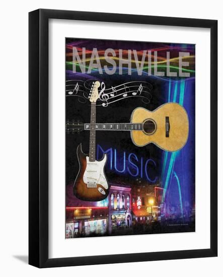 Nashville-Todd Williams-Framed Art Print