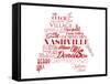 Nashville-Jace Grey-Framed Stretched Canvas