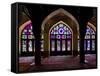 Nasih Mosque, Shiraz, Fars Province, Iran-Michele Falzone-Framed Stretched Canvas