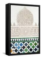 Nasrid Palace, Alhambra, Granada, Andalucia, Spain-Rob Tilley-Framed Stretched Canvas