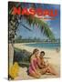 Nassau And Bahama Islands, Magazine Advertisement, UK, 1950-null-Stretched Canvas