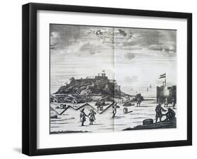 Nassau Fort on Goree Island, Senegal, Port of Call of Dutch West India Company-Pieter Van Der Aa-Framed Giclee Print