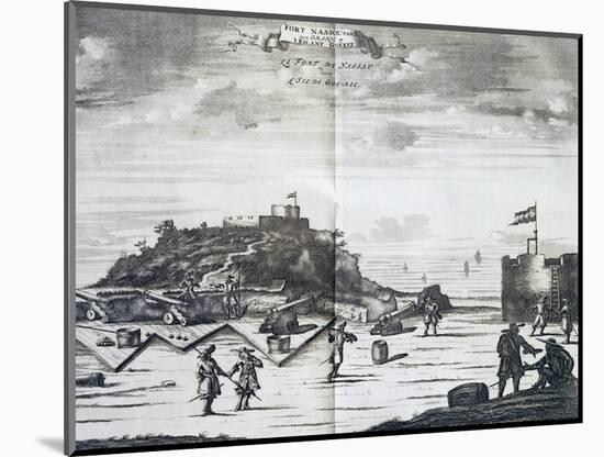 Nassau Fort on Goree Island, Senegal, Port of Call of Dutch West India Company-Pieter Van Der Aa-Mounted Giclee Print