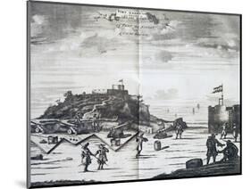 Nassau Fort on Goree Island, Senegal, Port of Call of Dutch West India Company-Pieter Van Der Aa-Mounted Giclee Print