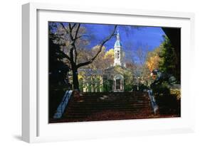 Nassau Hall Tower, Princeton University, NJ-George Oze-Framed Photographic Print