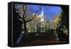 Nassau Hall Tower, Princeton University, NJ-George Oze-Framed Stretched Canvas