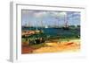 Nassau Harbor-Albert Bierstadt-Framed Art Print