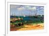 Nassau Port-Albert Bierstadt-Framed Premium Giclee Print