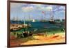 Nassau Port-Albert Bierstadt-Framed Art Print