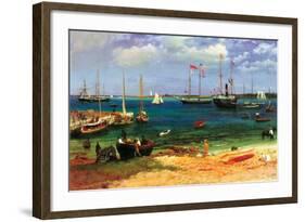 Nassau Port-Albert Bierstadt-Framed Art Print