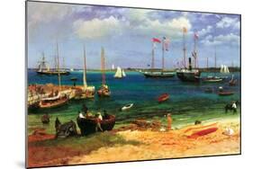 Nassau Port-Albert Bierstadt-Mounted Art Print