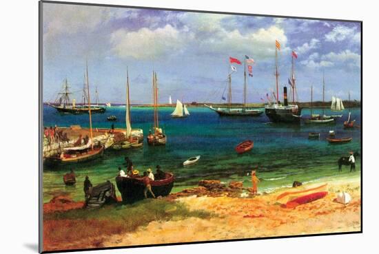 Nassau Port-Albert Bierstadt-Mounted Art Print