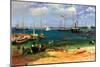 Nassau Port-Albert Bierstadt-Mounted Art Print