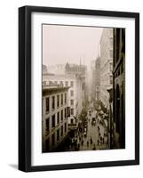 Nassau Street, New York-null-Framed Photo