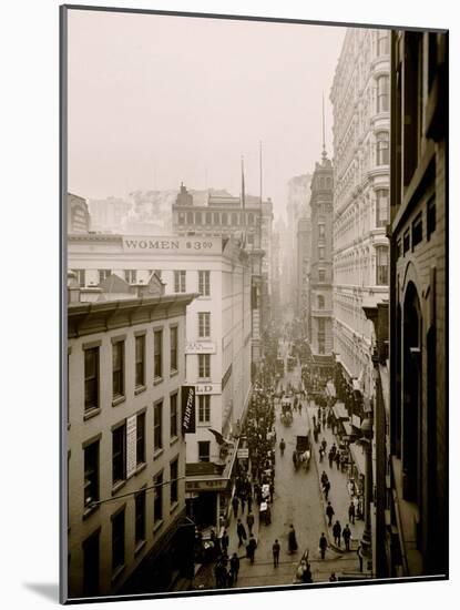 Nassau Street, New York-null-Mounted Photo