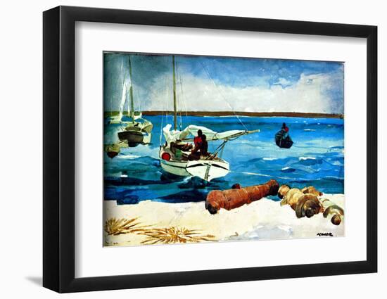 Nassau-Winslow Homer-Framed Giclee Print