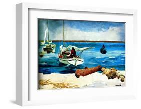 Nassau-Winslow Homer-Framed Giclee Print