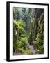 Nasse Schlucht at Kuhstall Cave, Saxon Switzerland, Germany, Saxony-Martin Zwick-Framed Premium Photographic Print