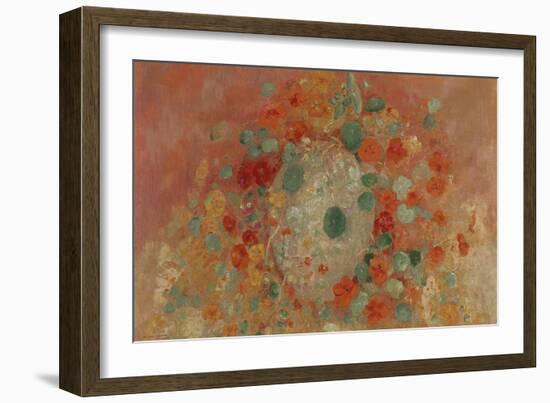 Nasturtiums, 1905-Odilon Redon-Framed Giclee Print