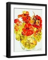 Nasturtiums, 2005-Joan Thewsey-Framed Giclee Print