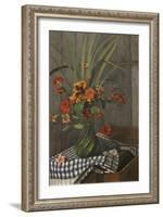 Nasturtiums; Capucines, 1920-Felix Edouard Vallotton-Framed Giclee Print