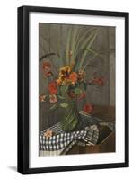 Nasturtiums; Capucines, 1920-Felix Edouard Vallotton-Framed Giclee Print