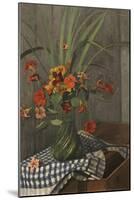 Nasturtiums; Capucines, 1920-Felix Edouard Vallotton-Mounted Premium Giclee Print